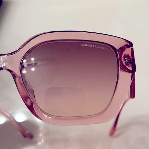 Armani Exchange pink sunglasses